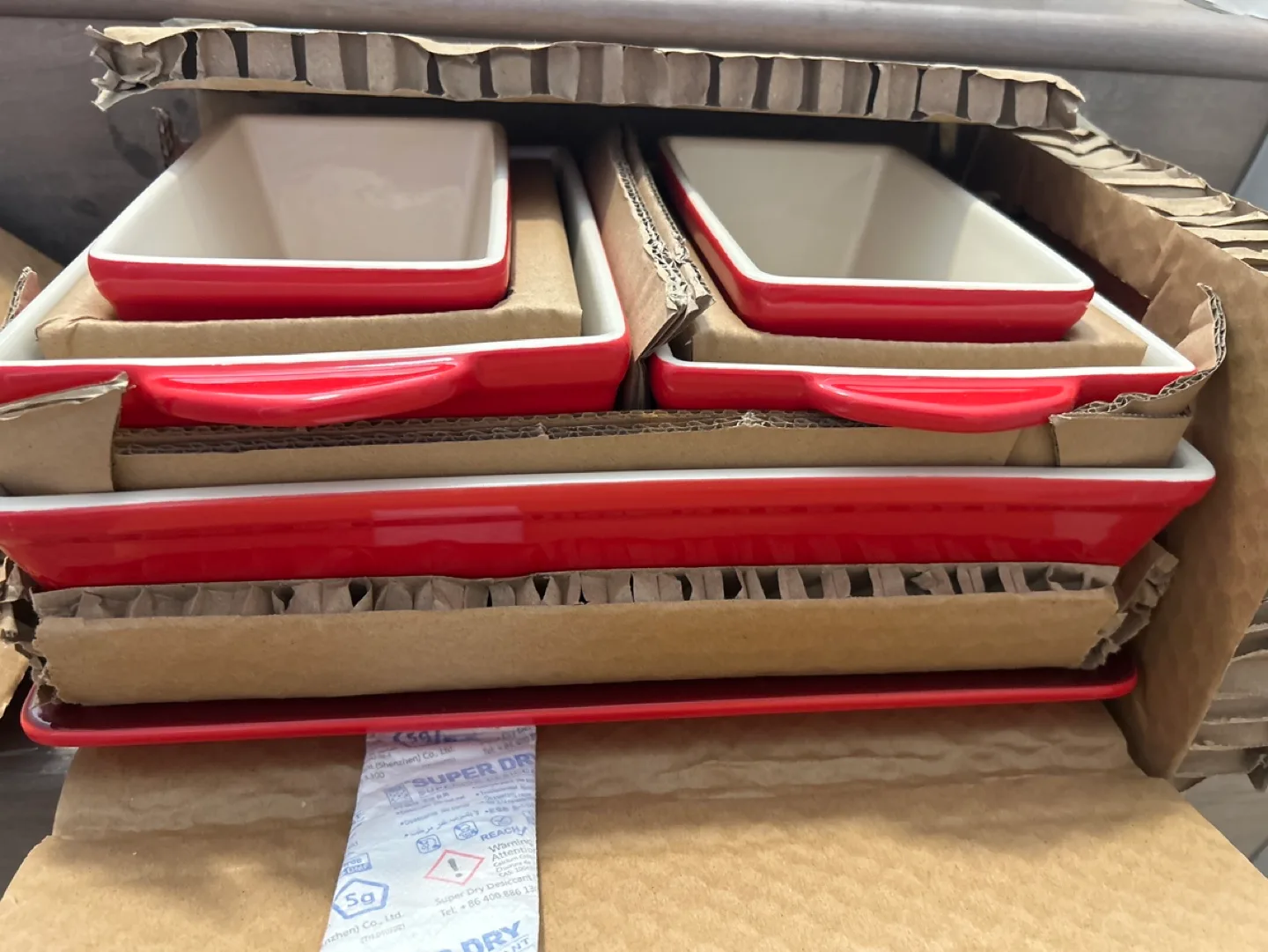 New 6-Piece Serving Set - Red image indicator(6)