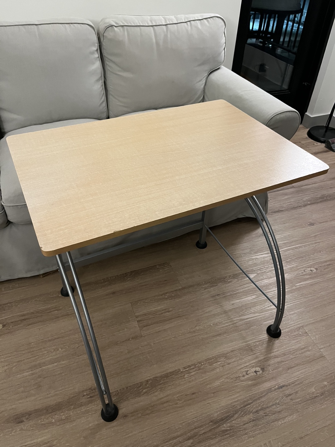 FREE: Work desk with wood tabletop and metal legs - photo 2