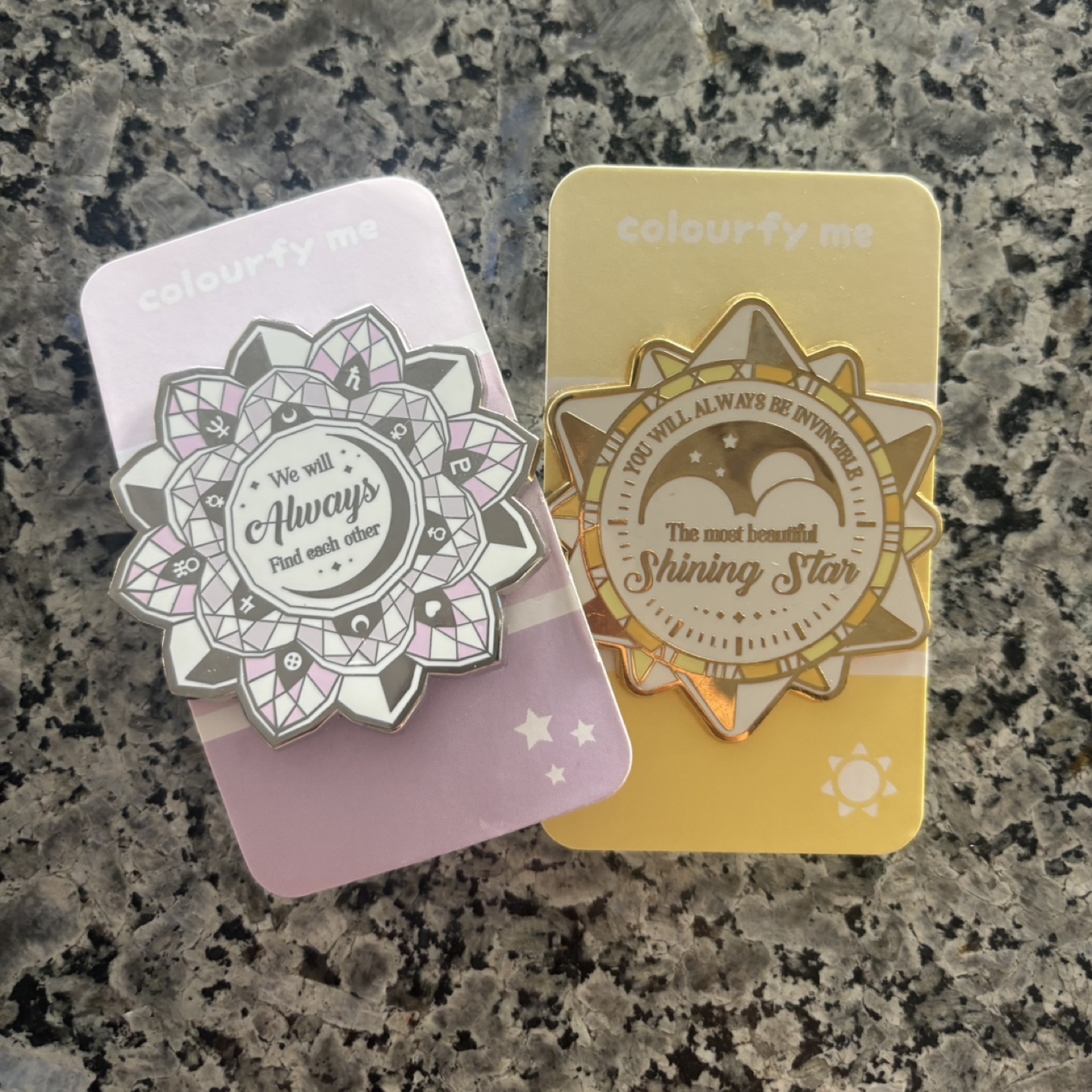 Stocking Stuffers: Colourful me pins - Sailor Moon Quotes