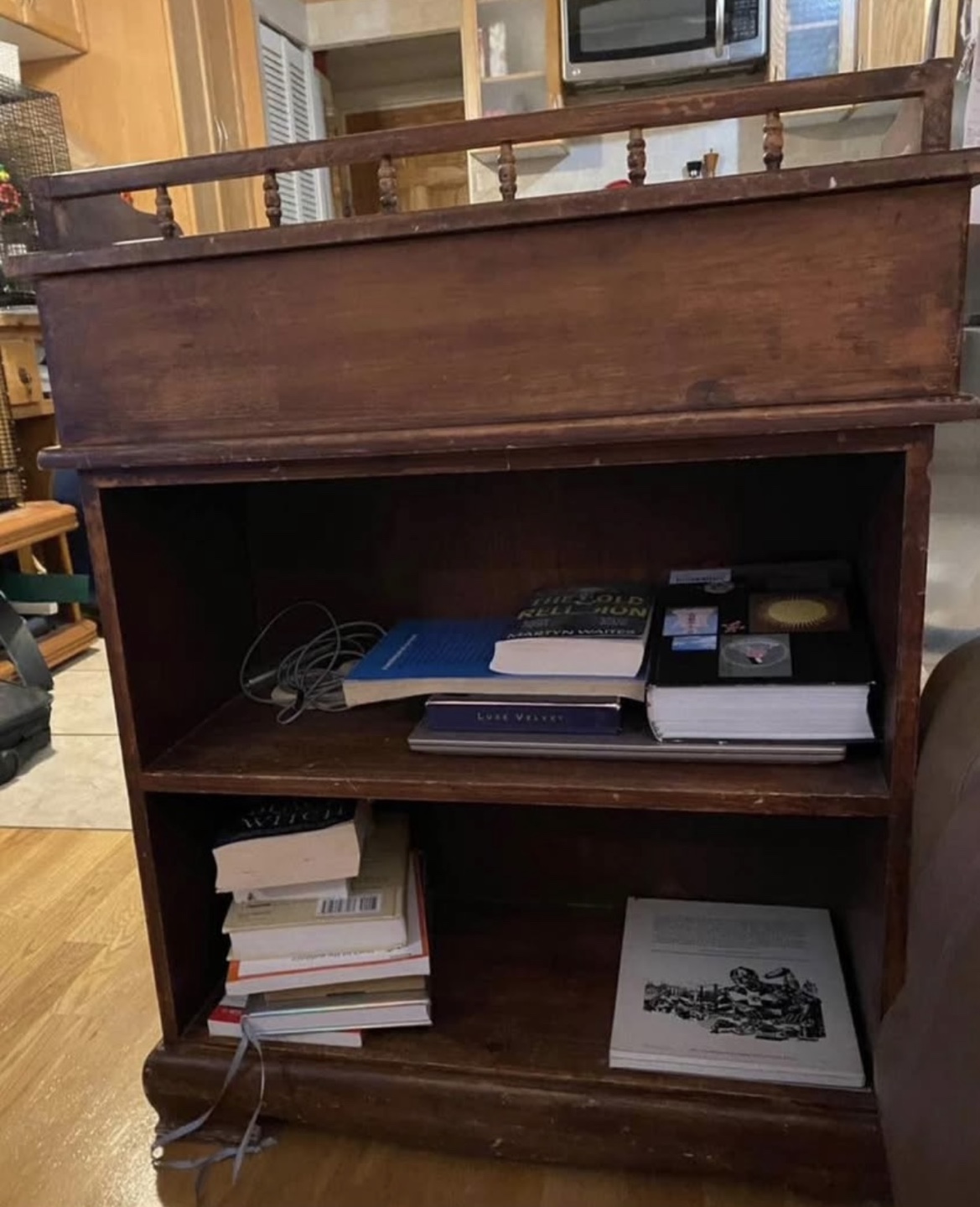 Antique Wooden Desk - photo 3