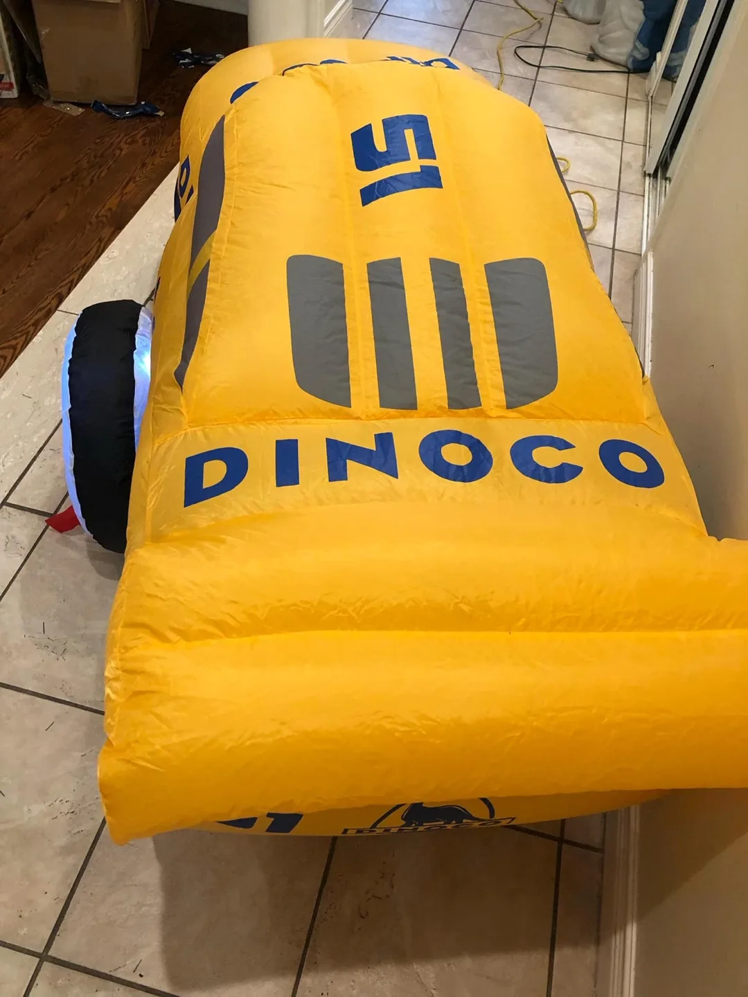 Inflatable Lightning McQueen Dinoco 6 ft length image indicator(4)