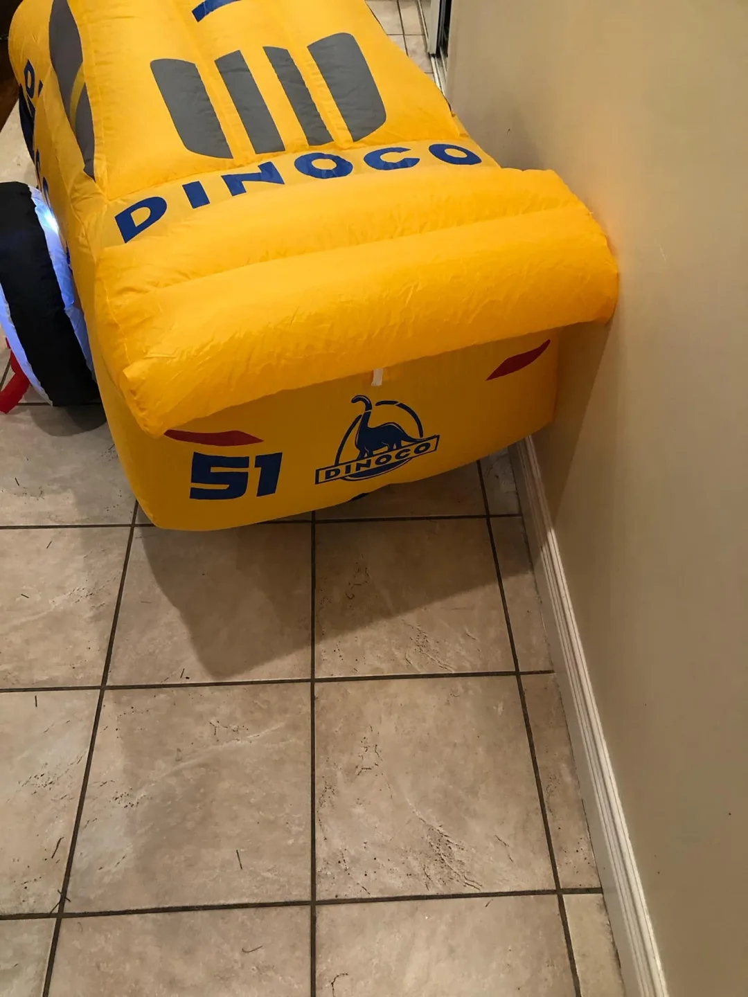 Inflatable Lightning McQueen Dinoco 6 ft length image indicator(5)