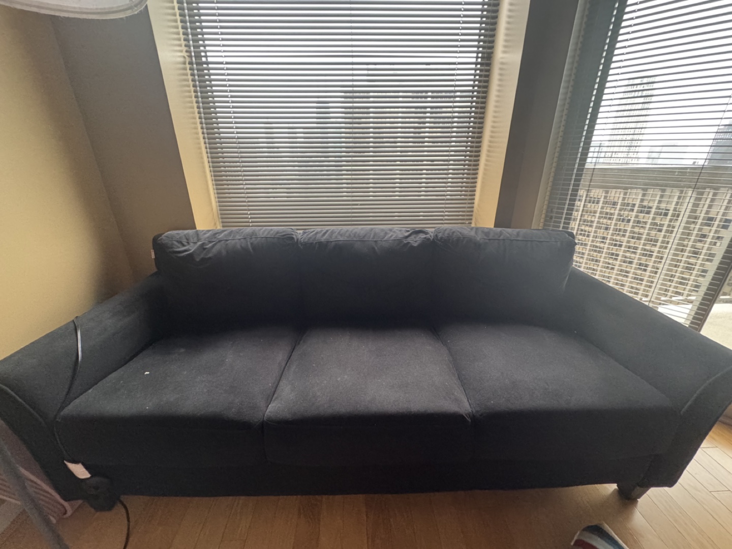 Black sofa