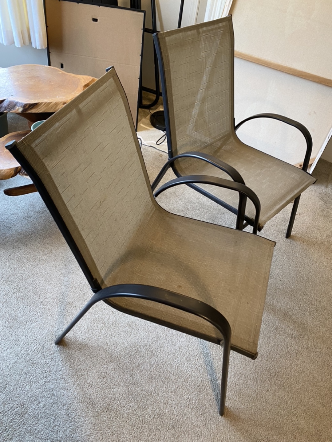 Set of 2 Home Depot Patio Chairs