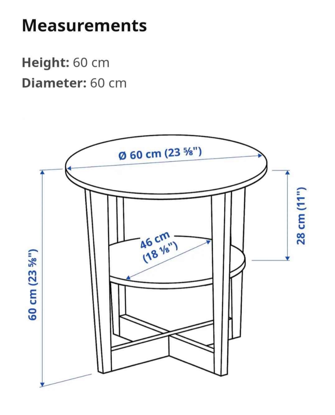 IKEA Vejmon side table - photo 4