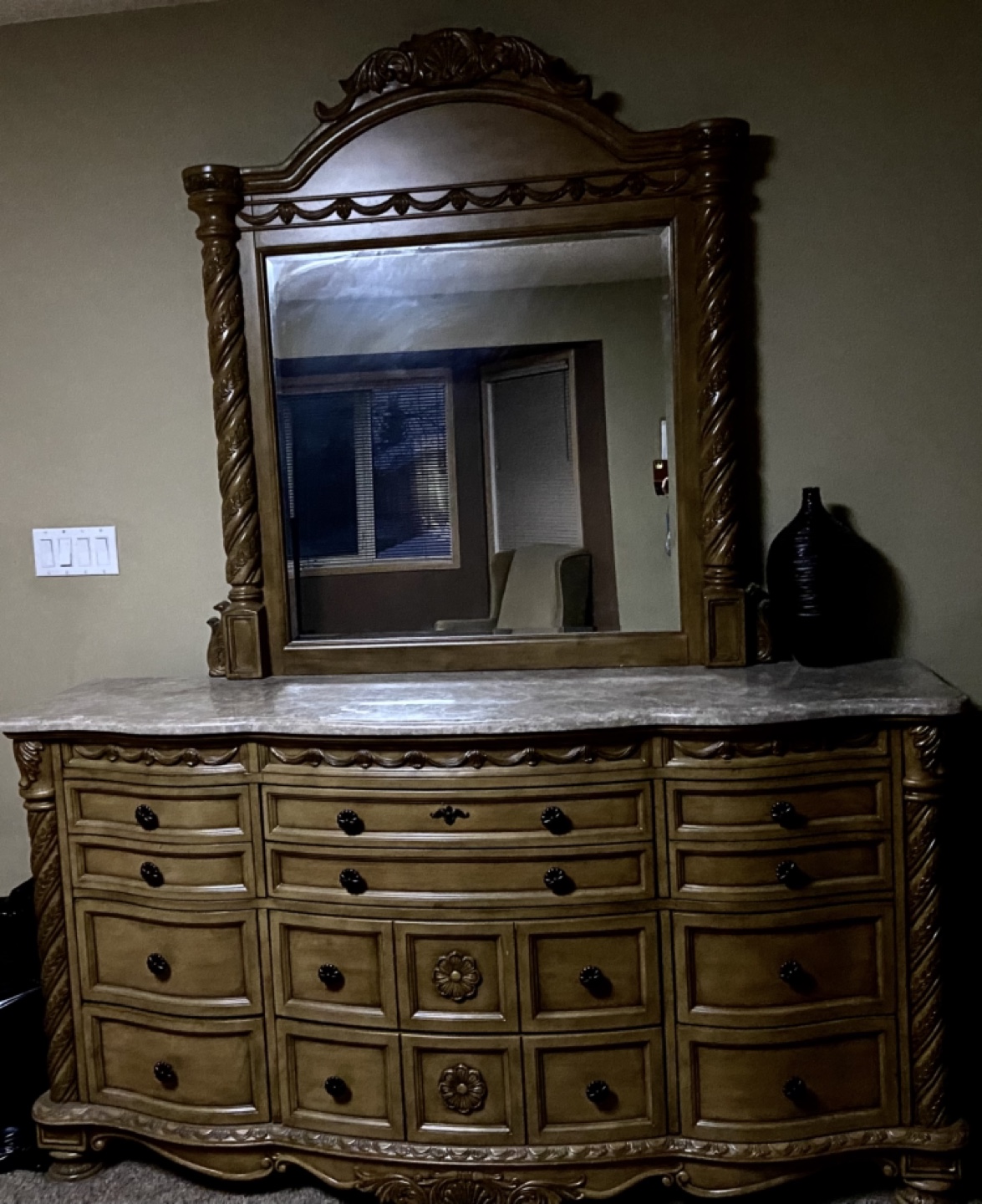 Large Dresser with Mirror