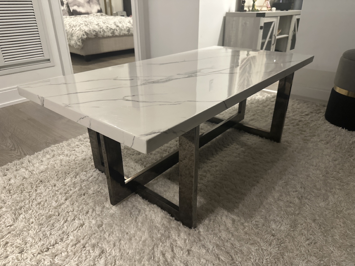 Coffee/cocktail/center marble table - photo 2