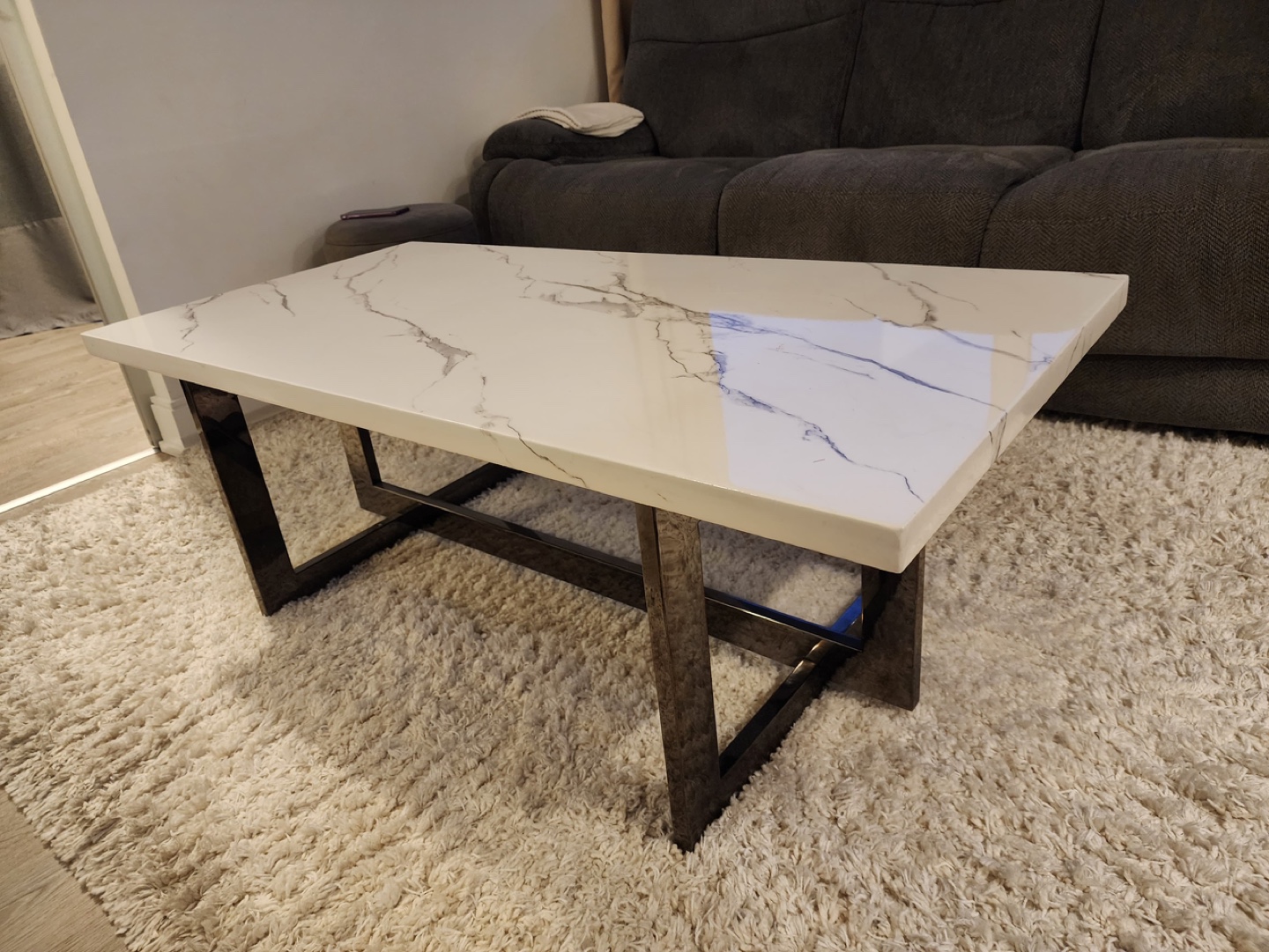 Coffee/cocktail/center marble table - photo 3
