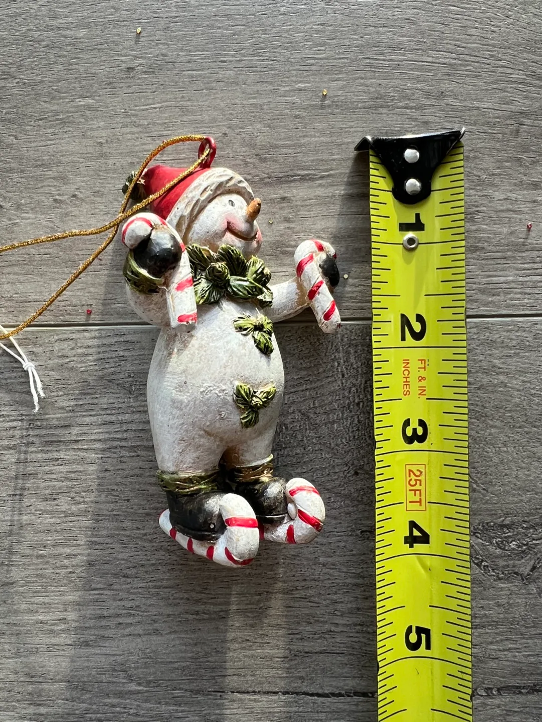 Vintage Snowman Christmas Ornament image indicator(3)