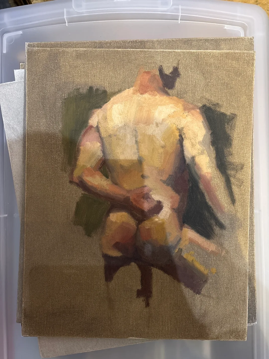 Ten Figure Studies on Canvas image indicator(6)