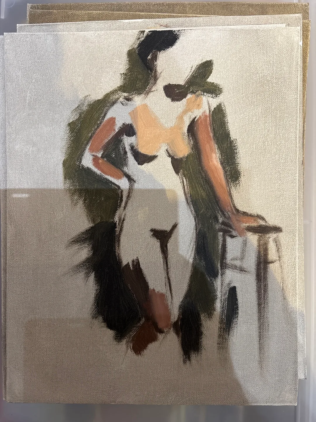 Ten Figure Studies on Canvas image indicator(10)