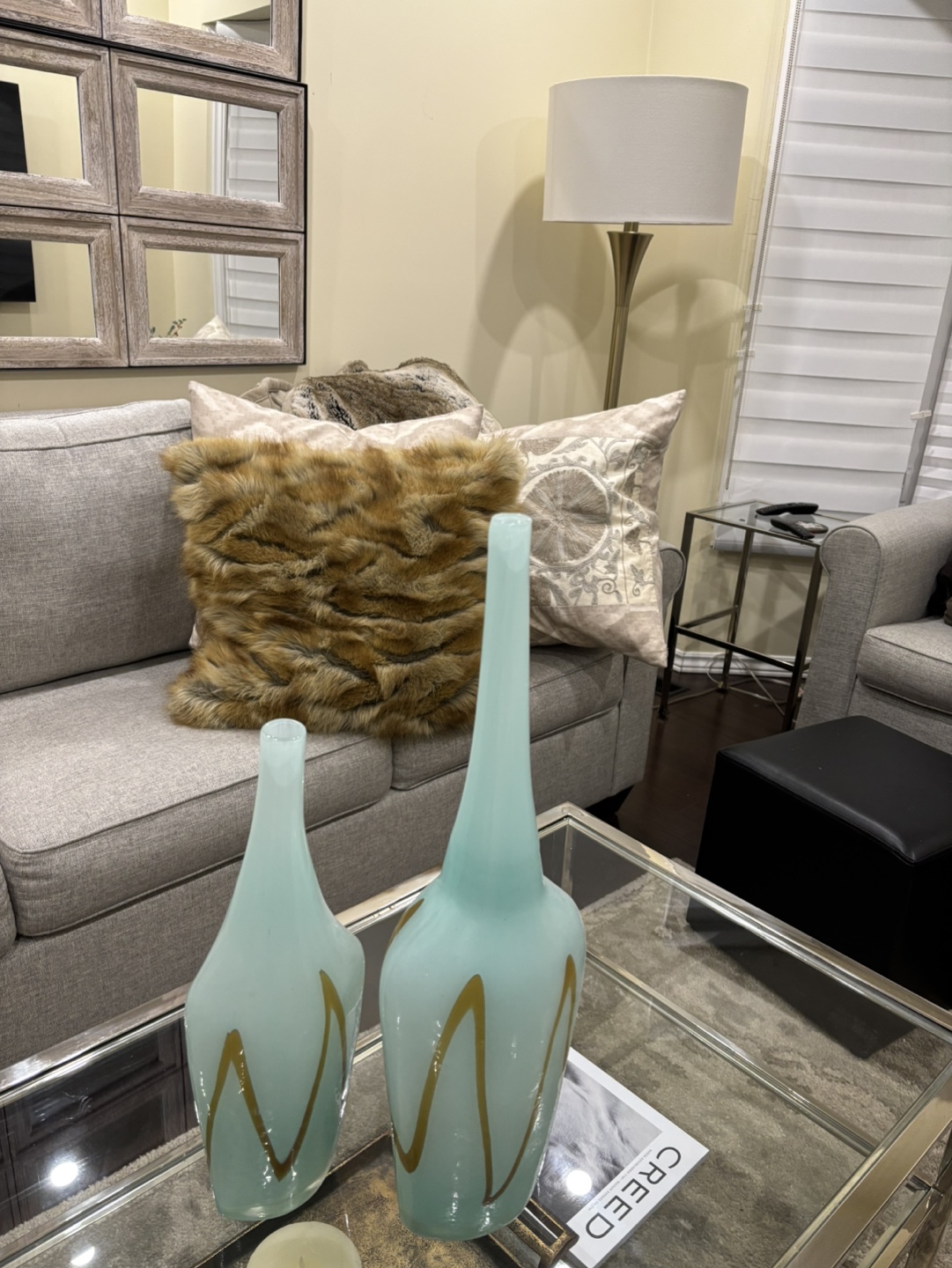 2-piece set of decorative home decor vases - photo 3