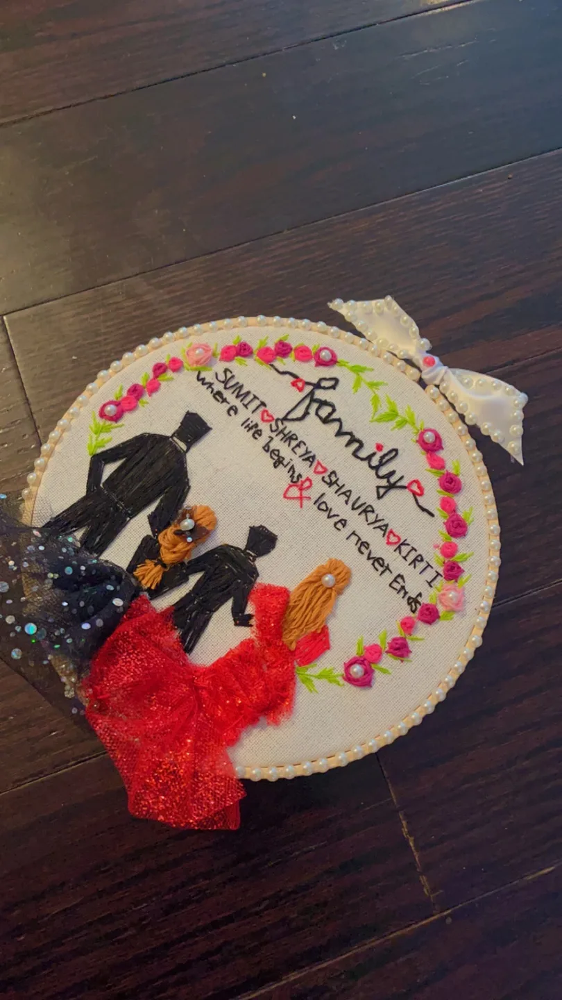 Family Embroidery Hoop image indicator(4)