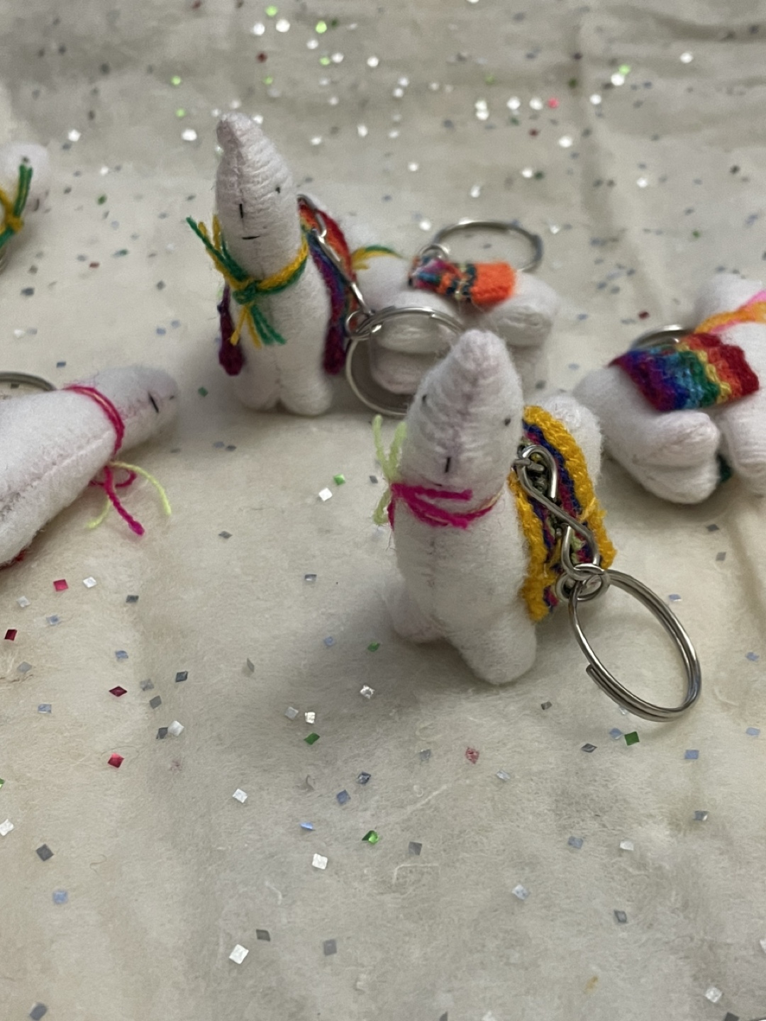 Handmade Llama Keychains