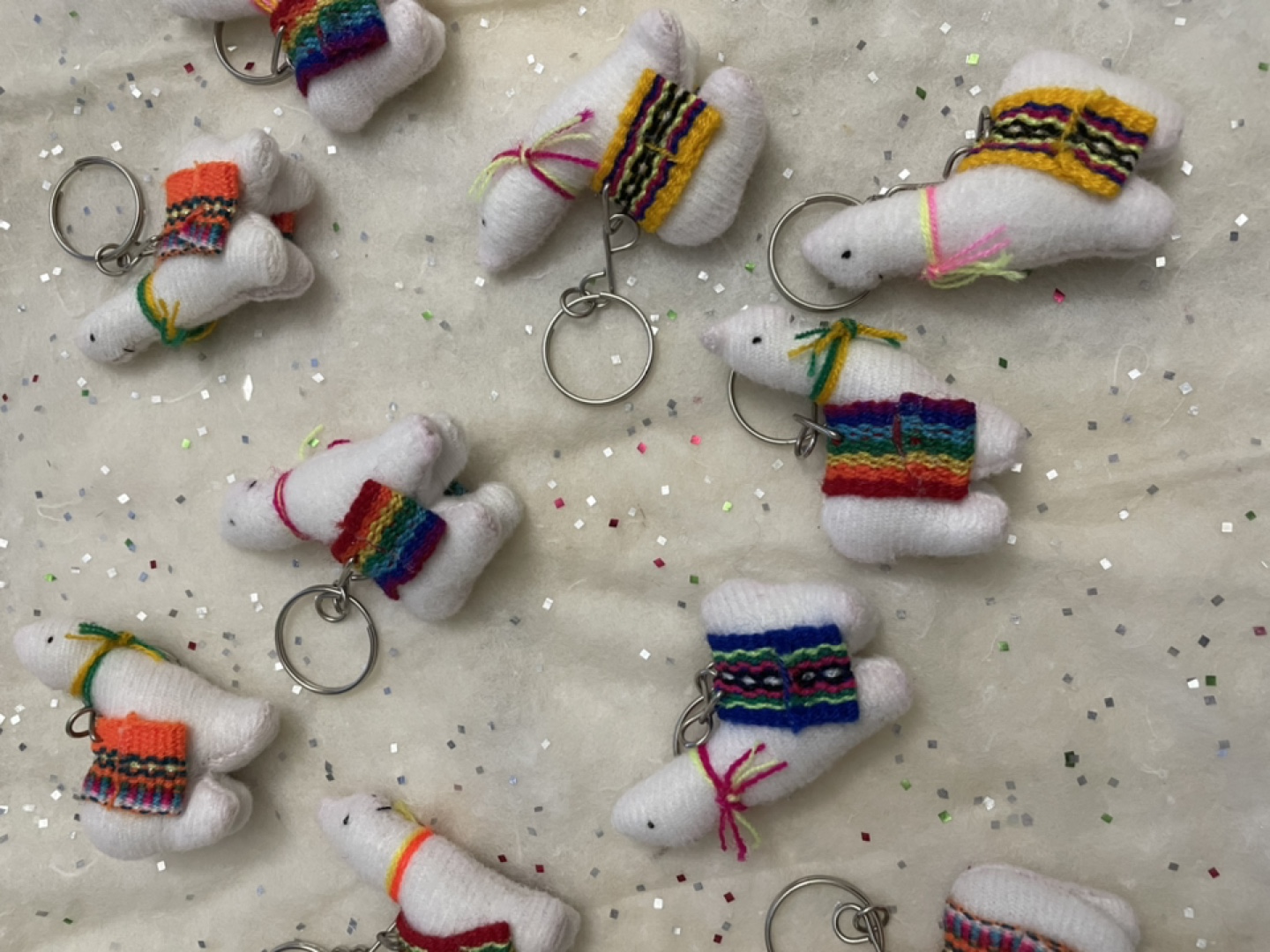 Handmade Llama Keychains - photo 2