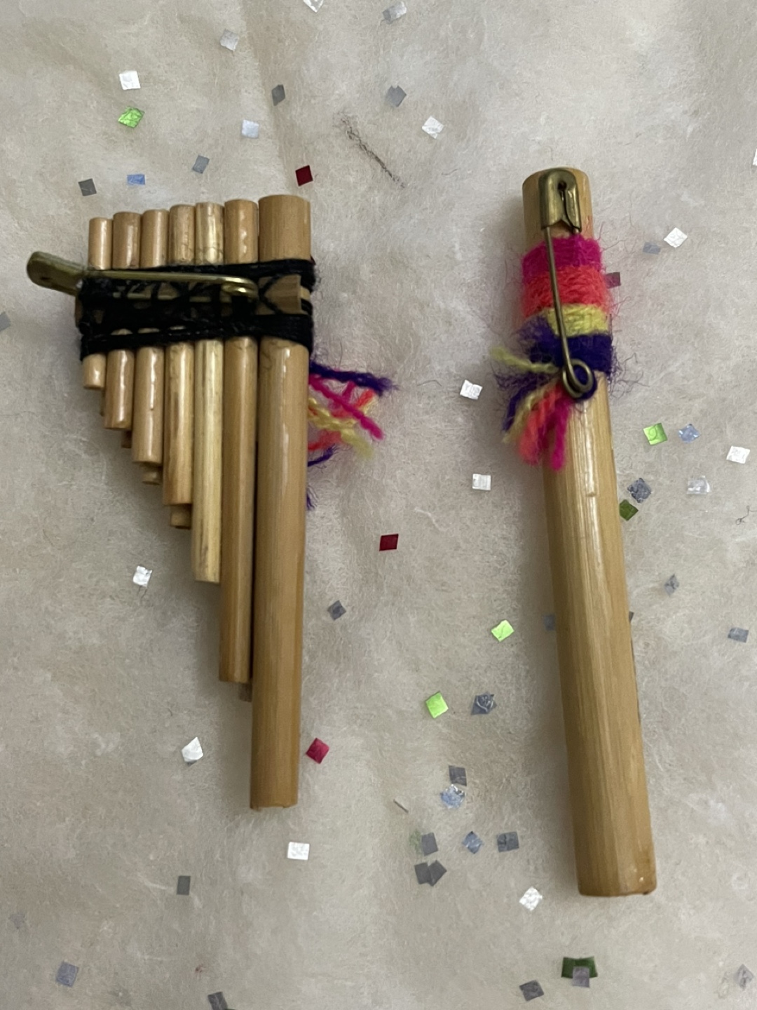 Peruvian Wooden Pins - Quena & Zampoña - photo 2
