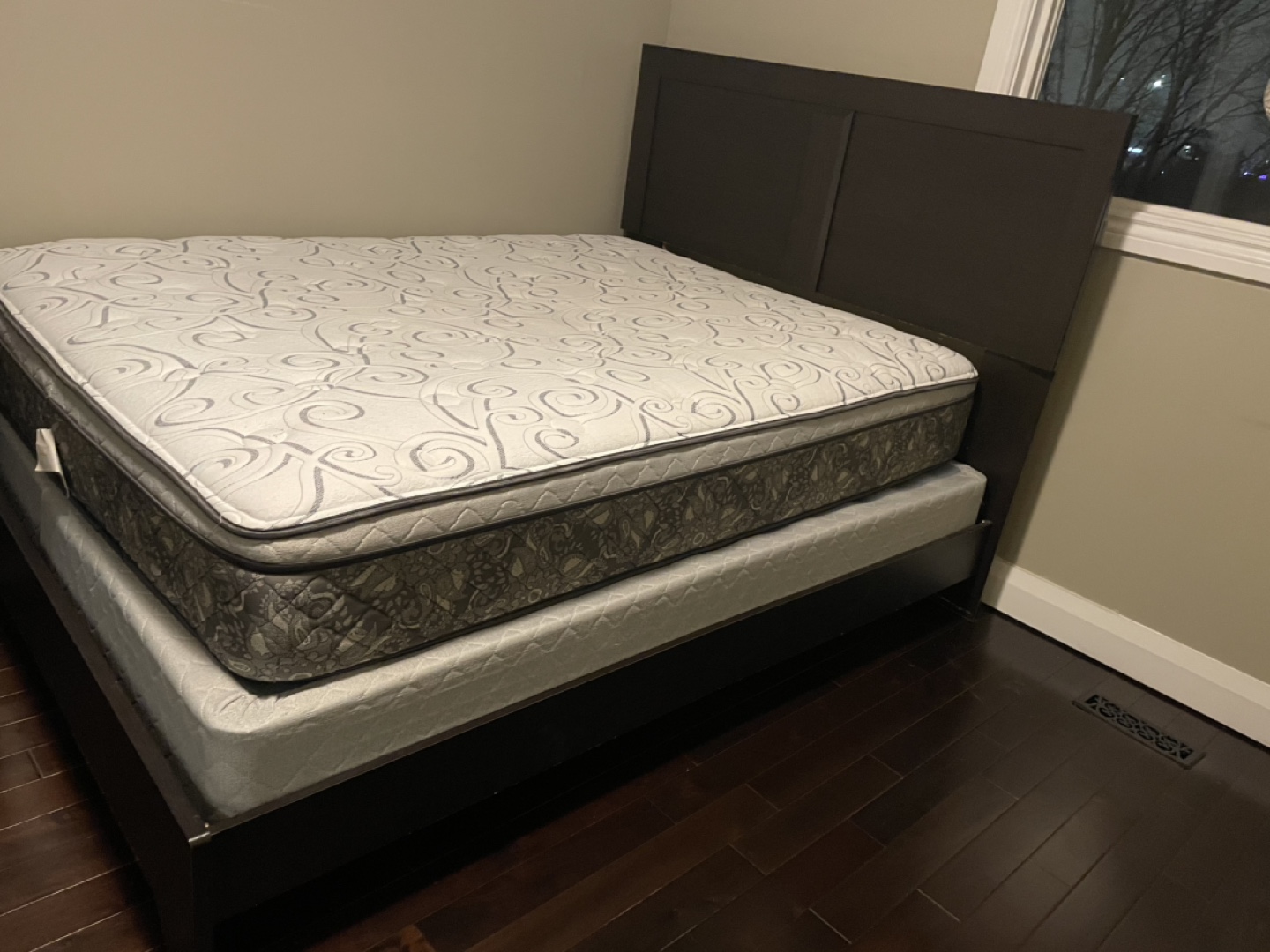 Queen Size Bed Frame and Box only - photo 2