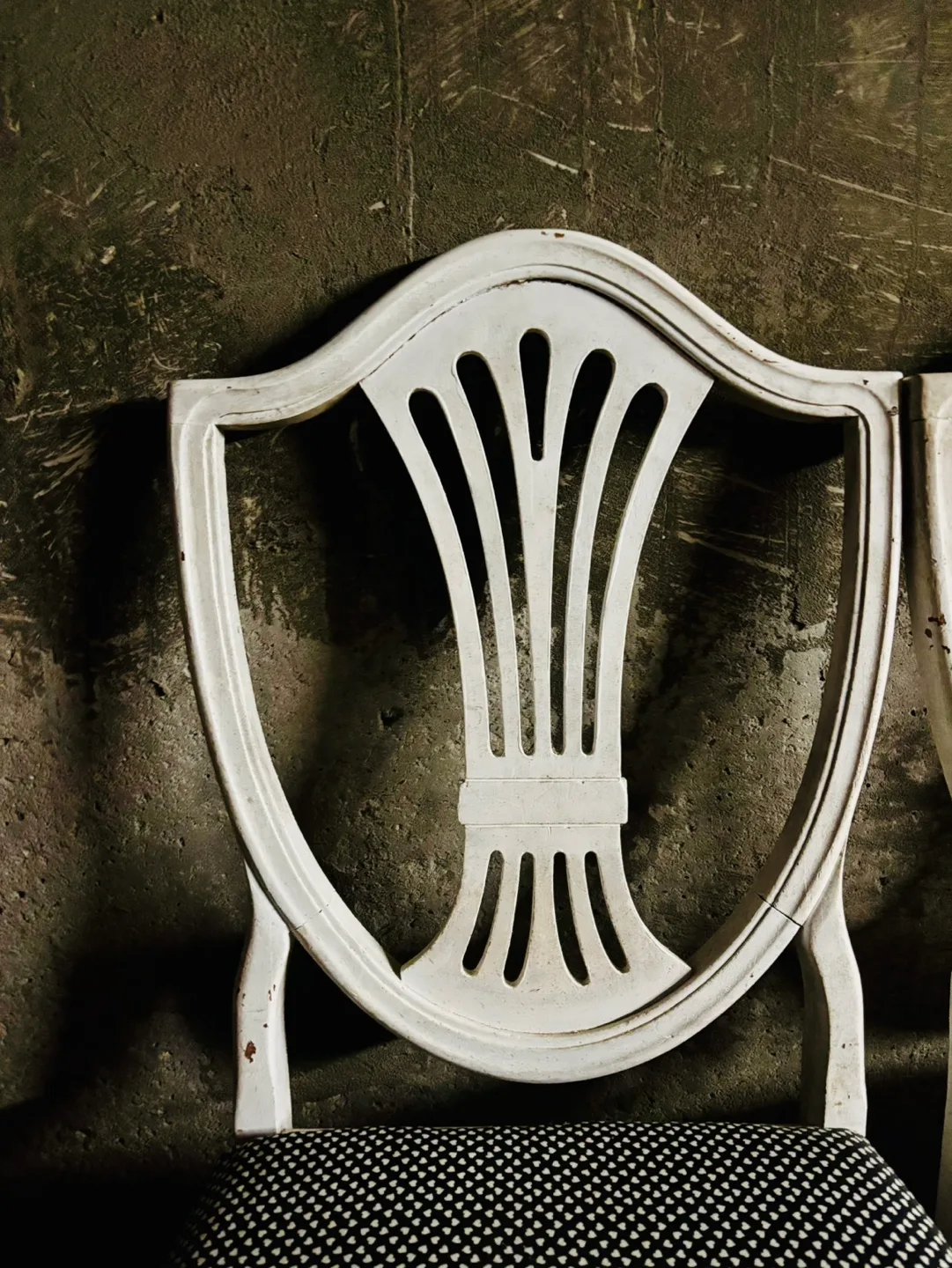 Set of 3 Antique White Chairs (early 1900s) image indicator(2)