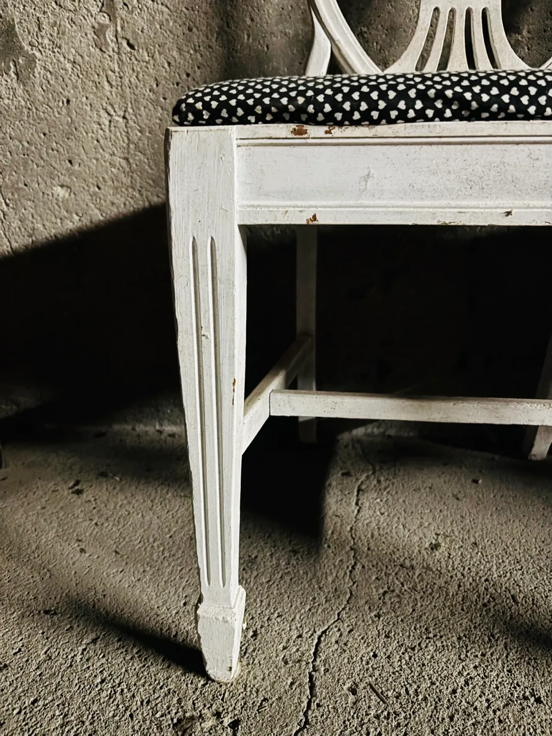 Set of 3 Antique White Chairs (early 1900s) image indicator(3)