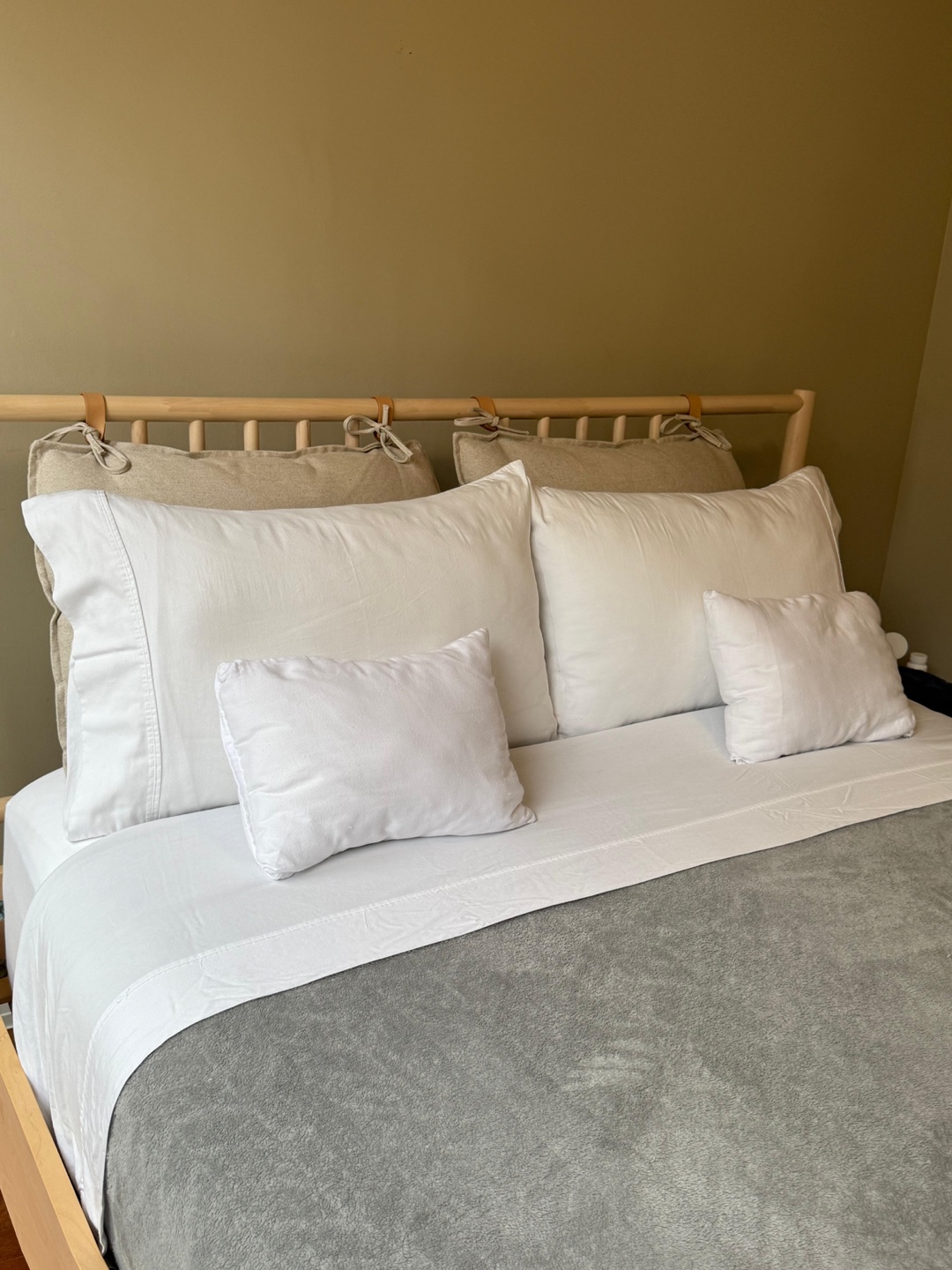 BJÖRKSNÄS Bed frame, birch/birch veneer/Luröy, Queen - photo 5