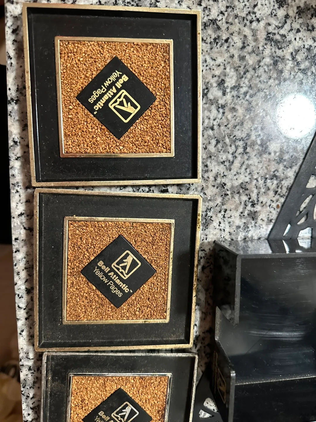 Vintage Bell Atlantic Yellow Pages 4 Coasters image indicator(5)