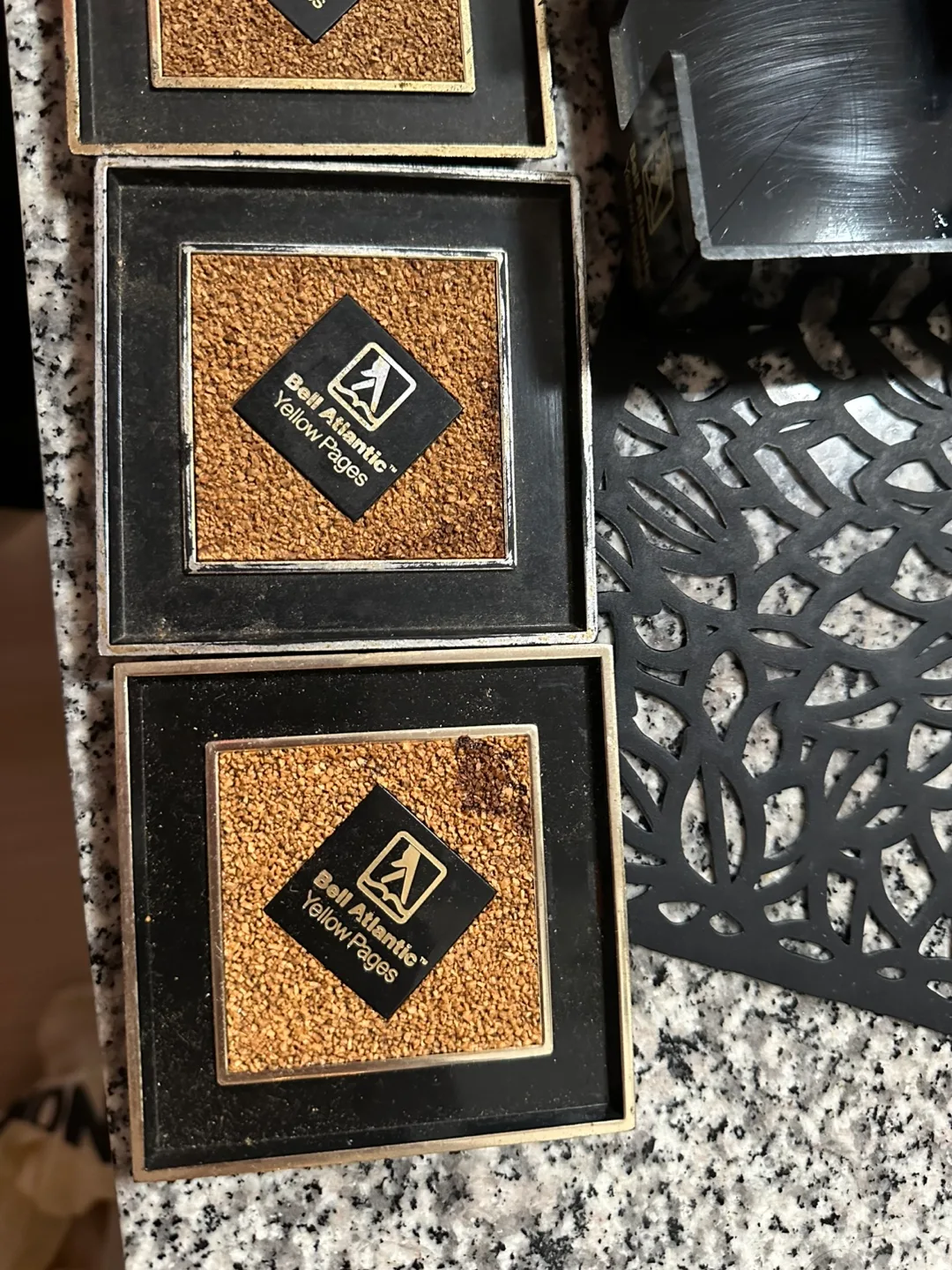 Vintage Bell Atlantic Yellow Pages 4 Coasters image indicator(3)