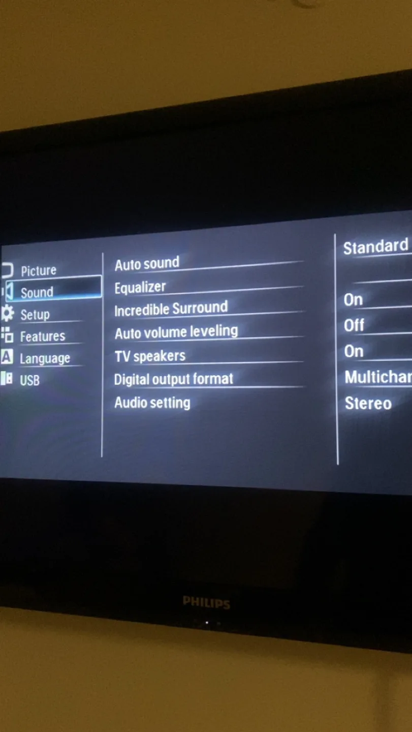 Samsung Philips TV image indicator(3)