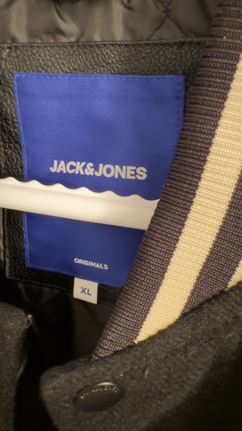 Jack & Jones Originals Black Varsity Jacket - photo 3