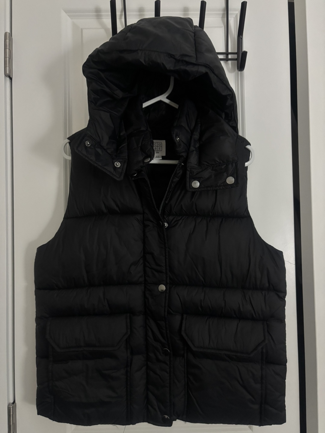 Black Puffer Vest - photo 2
