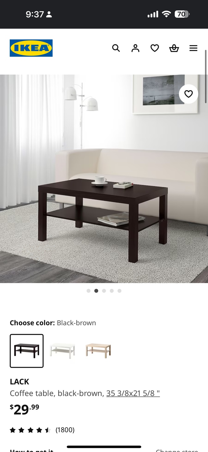 IKEA Lack Coffee Table - photo 5