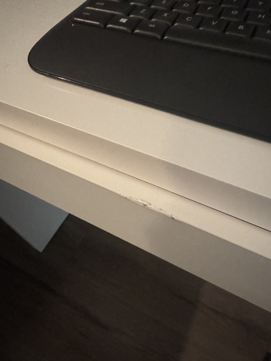 IKEA micke White Desk with Two Drawers - photo 3