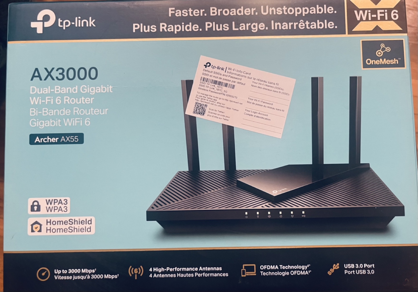 TP-Link AX3000 Wi-Fi 6 Router