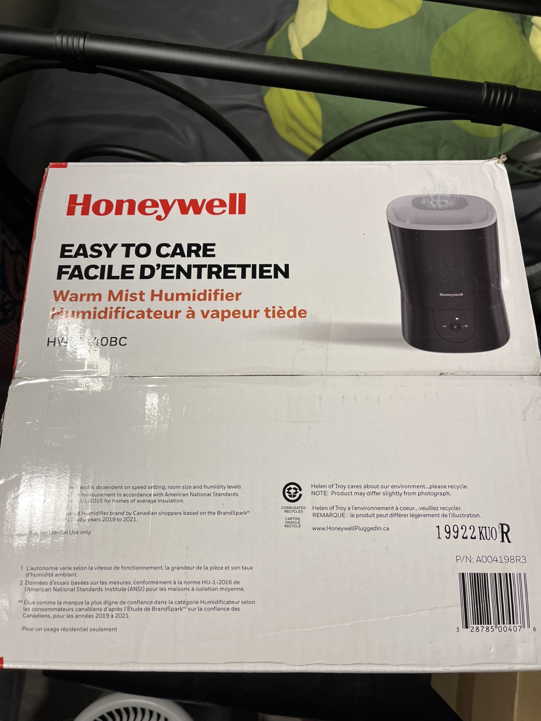Honeywell Warm Mist Humidifier - photo 2