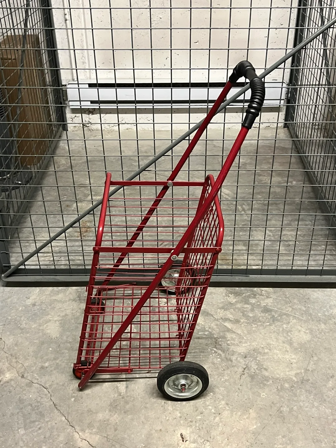 Red Folding Shopping Cart image indicator(2)