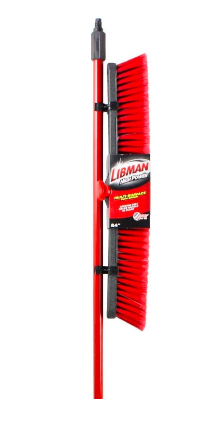 Libman High Power Multi-Surface Push Broom, 24-in - photo 3