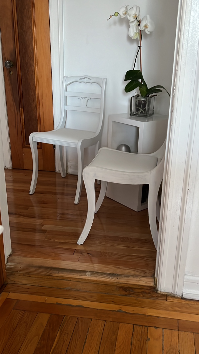 White Chairs Set of Two