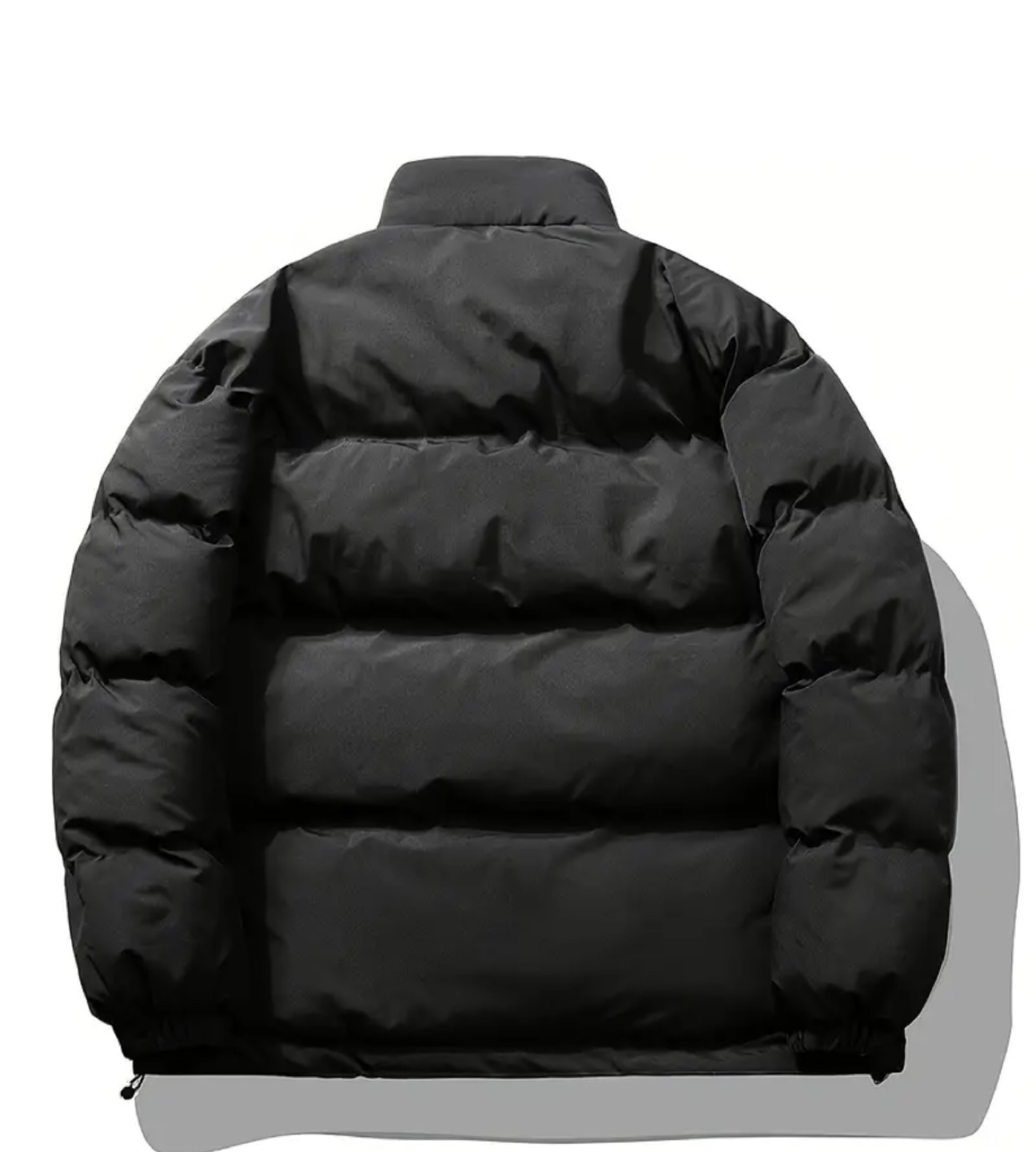 Men's Black Puffer Jacket - photo 2