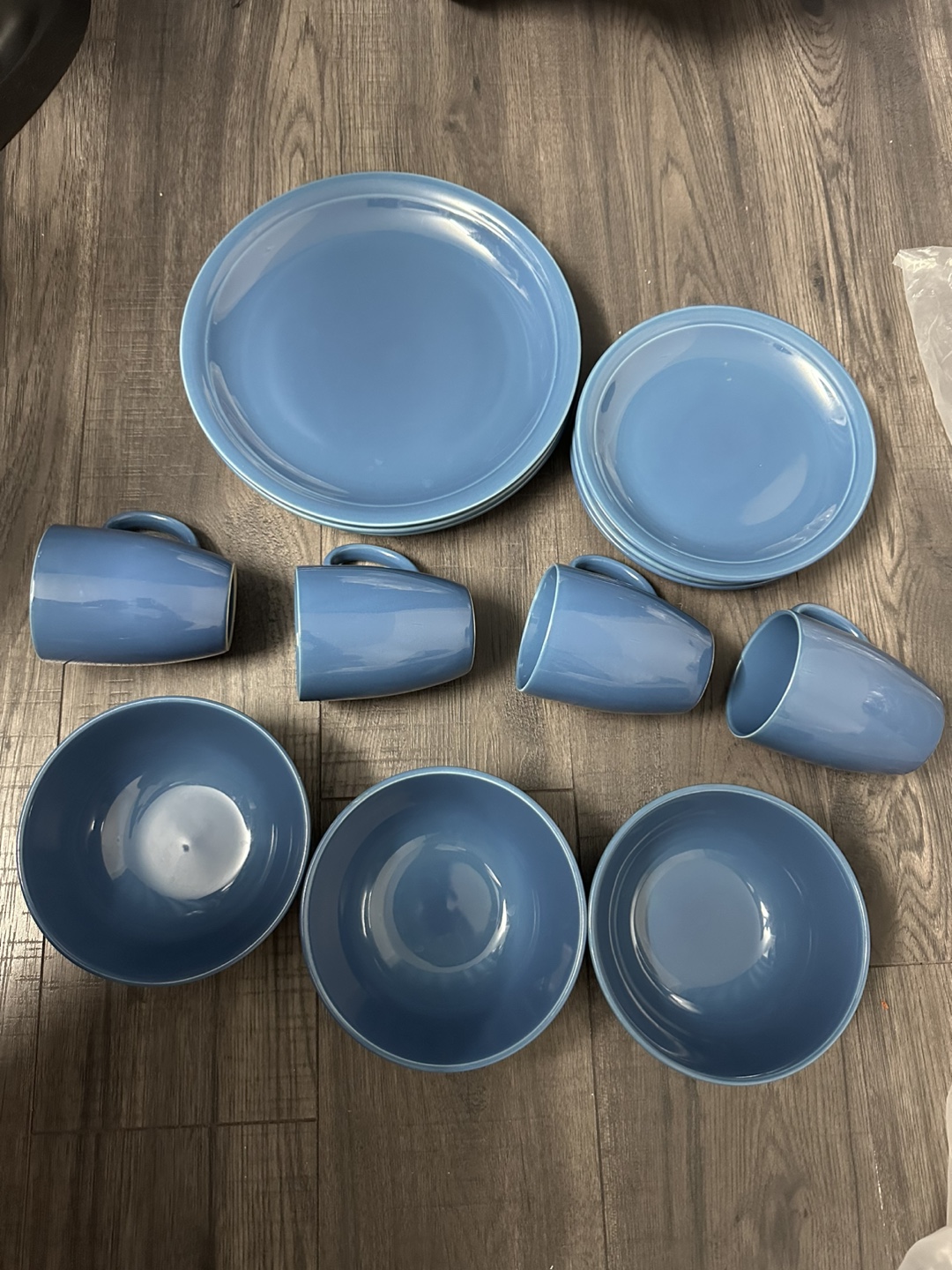 Blue Dinnerware Set