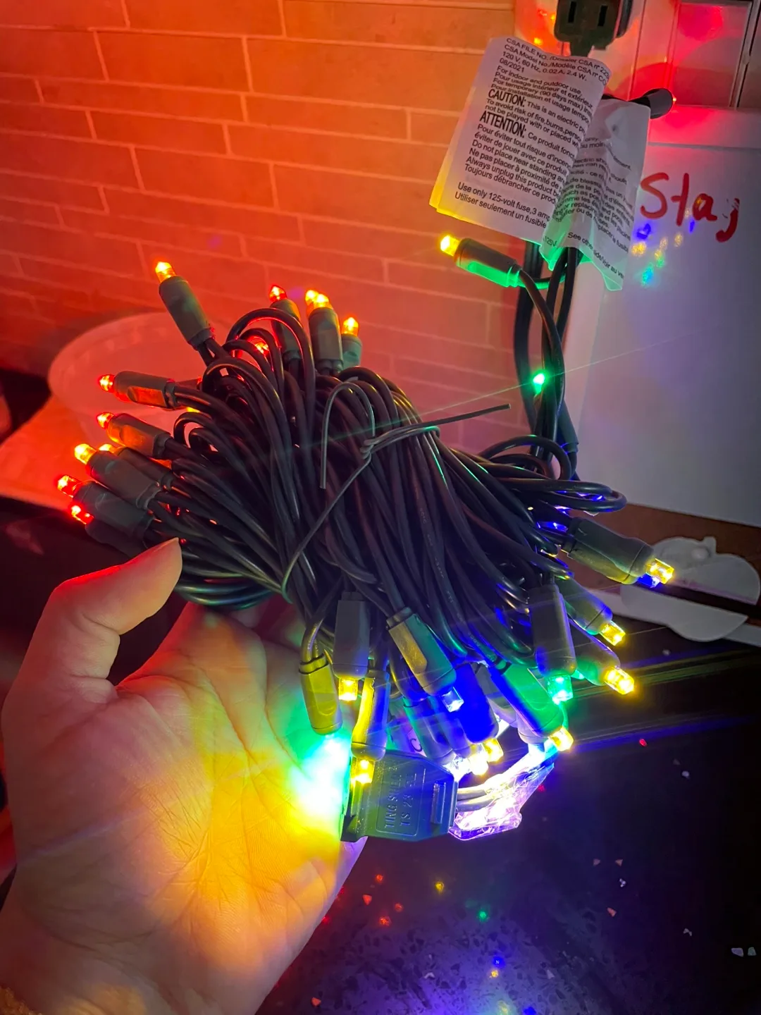50 LED Multi-Colour String Lights image indicator(4)