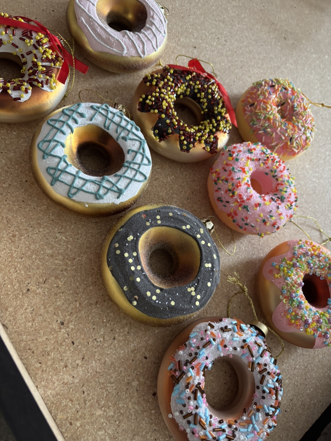 Set of 8 Donut Ornaments - photo 2