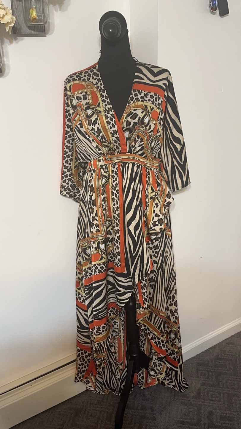 Animal Print Maxi Dress - photo 3
