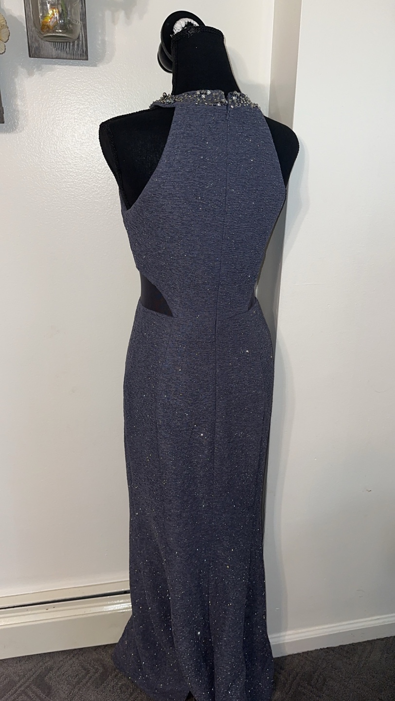 Sparkly  halter evening dress - photo 2