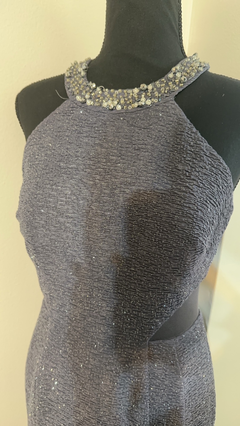 Sparkly  halter evening dress
