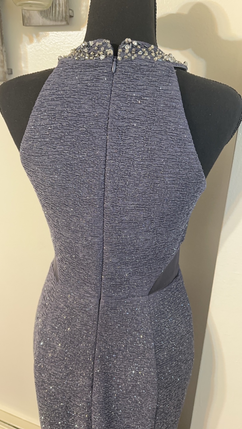 Sparkly  halter evening dress - photo 3