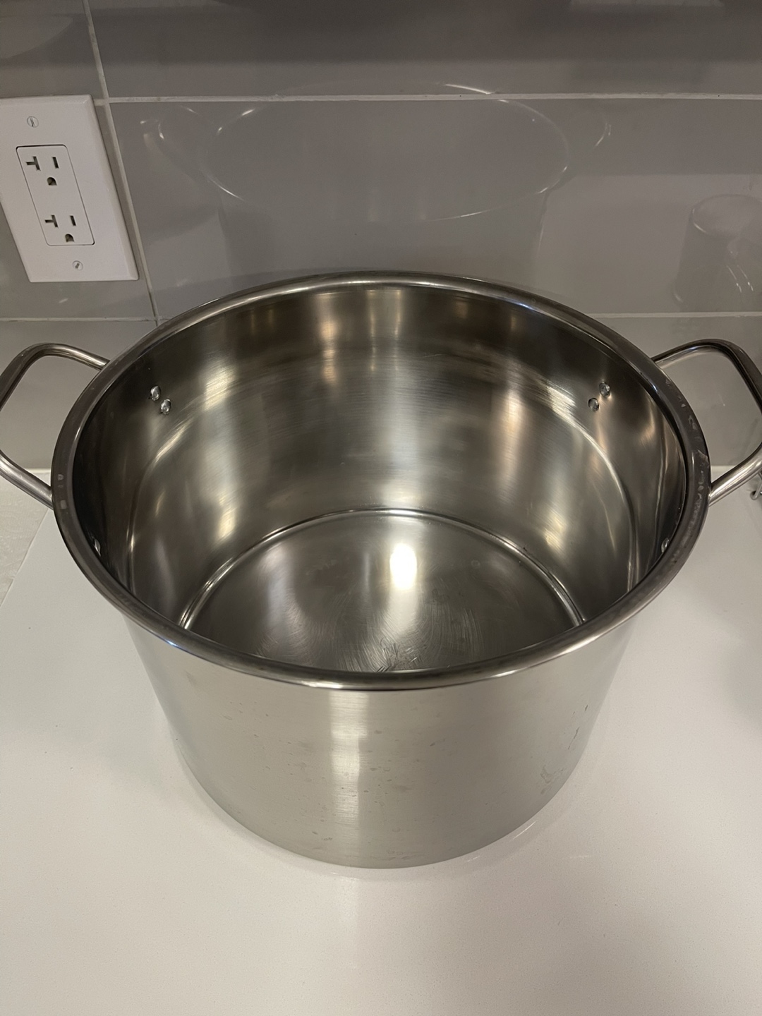 Stainless Steel Stock Pot with Lid - photo 2