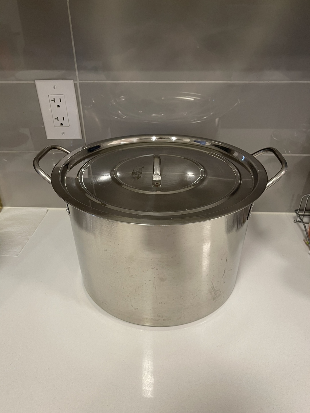 Stainless Steel Stock Pot with Lid - photo 3