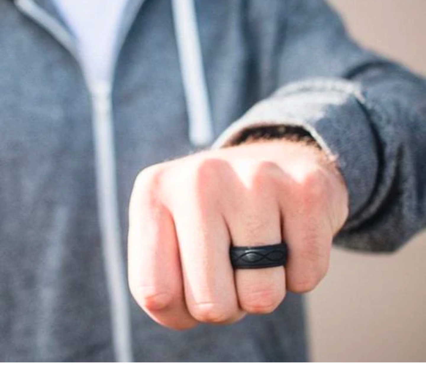 Enso Infinity Silicone Ring