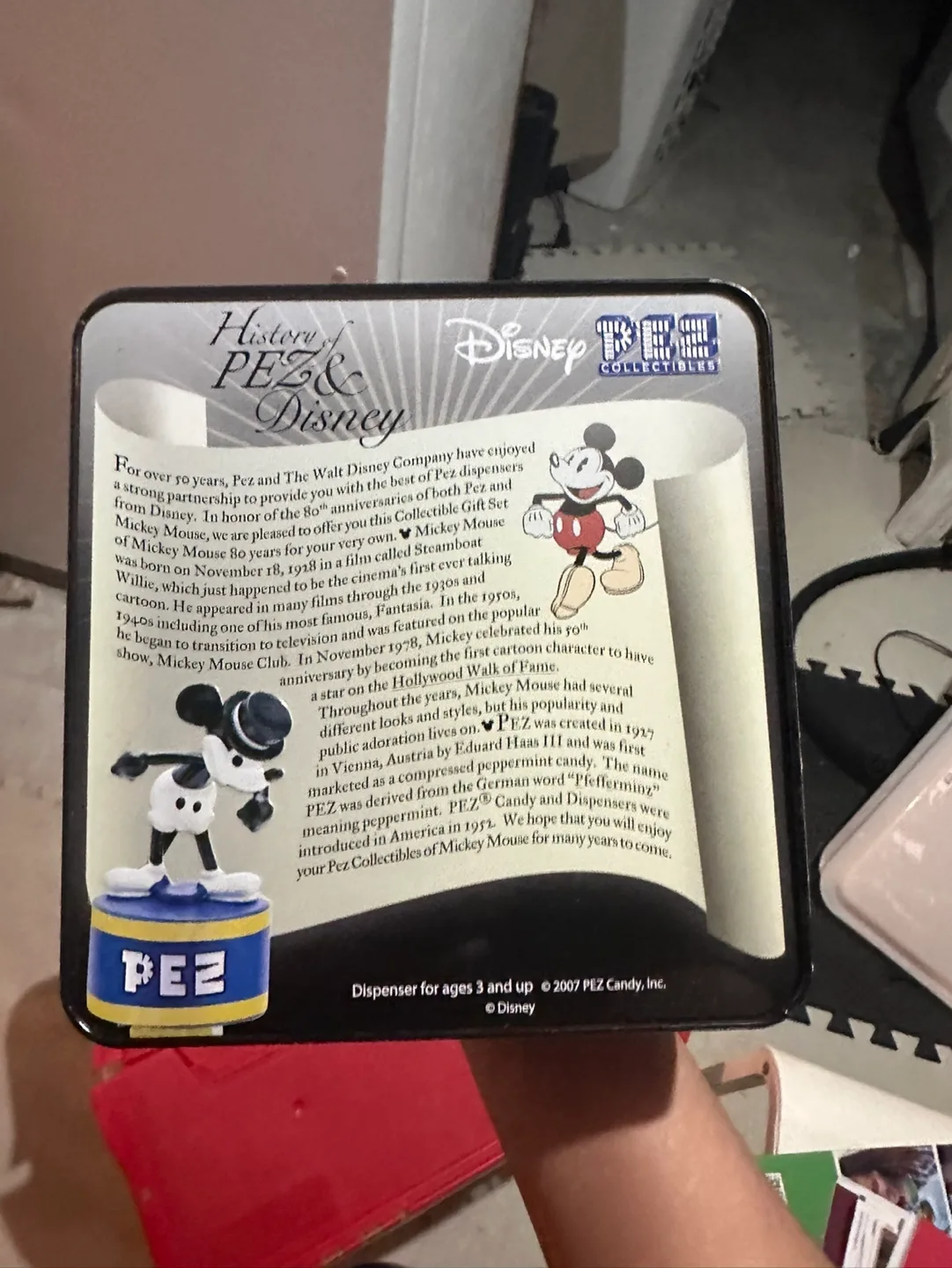 PEZ Disney Mickey Mouse 80th Anniversary Tin image indicator(3)