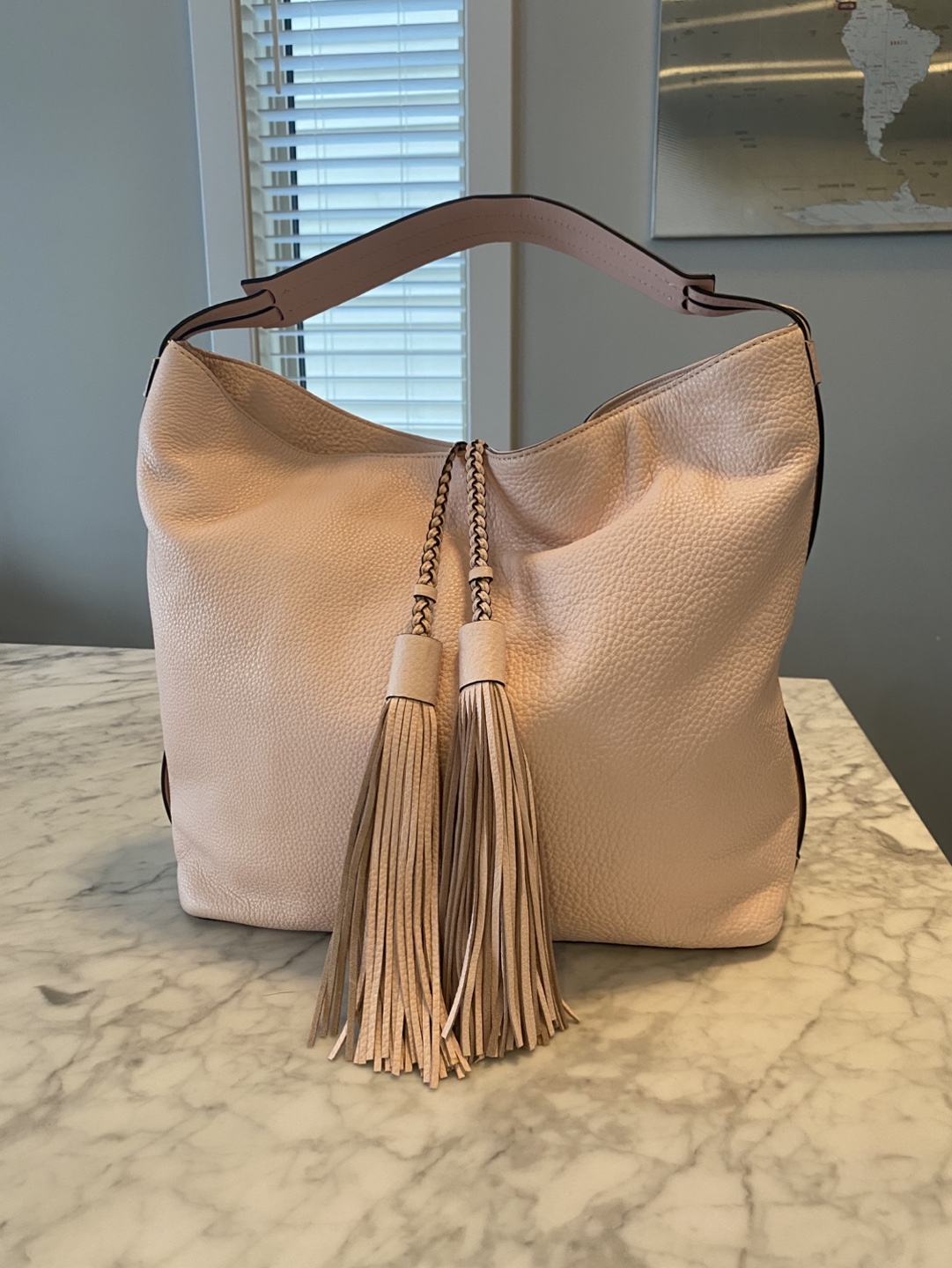 Rebecca Minkoff Pink Leather Hobo Bag