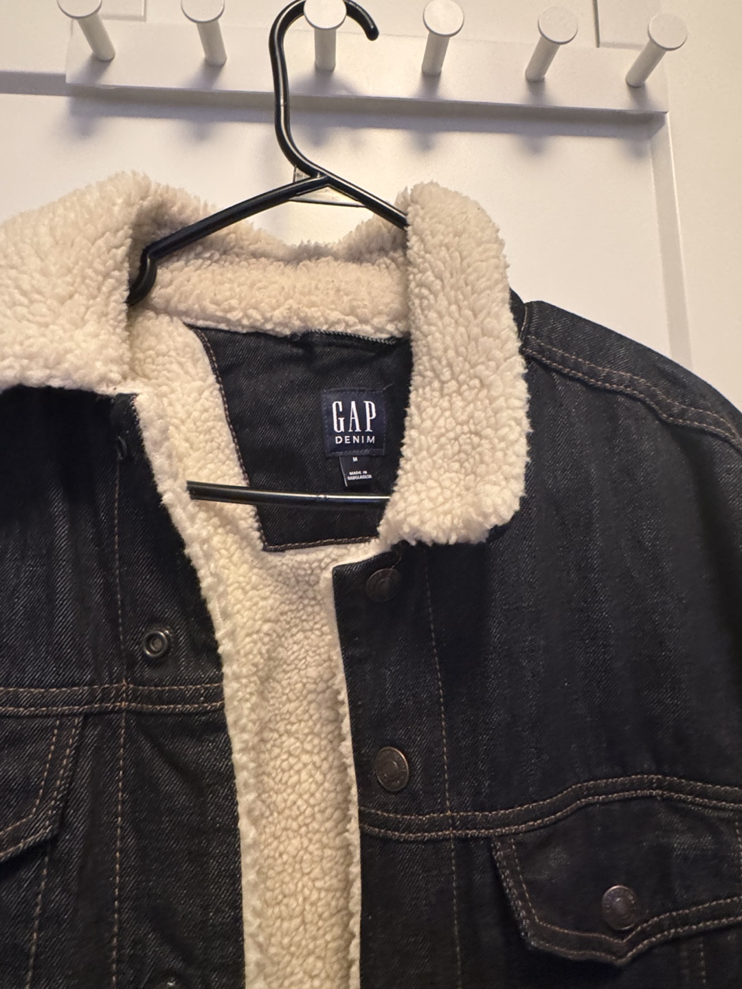 Gap Denim Jacket with Sherpa Lining - photo 2